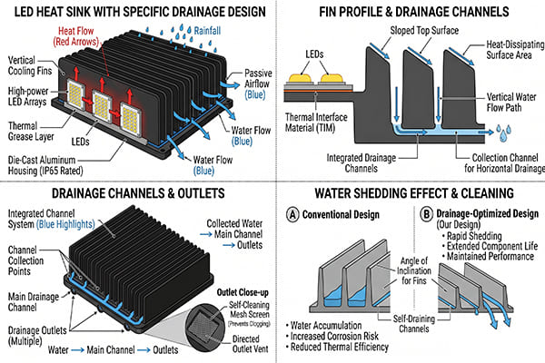 LED heat sink design
